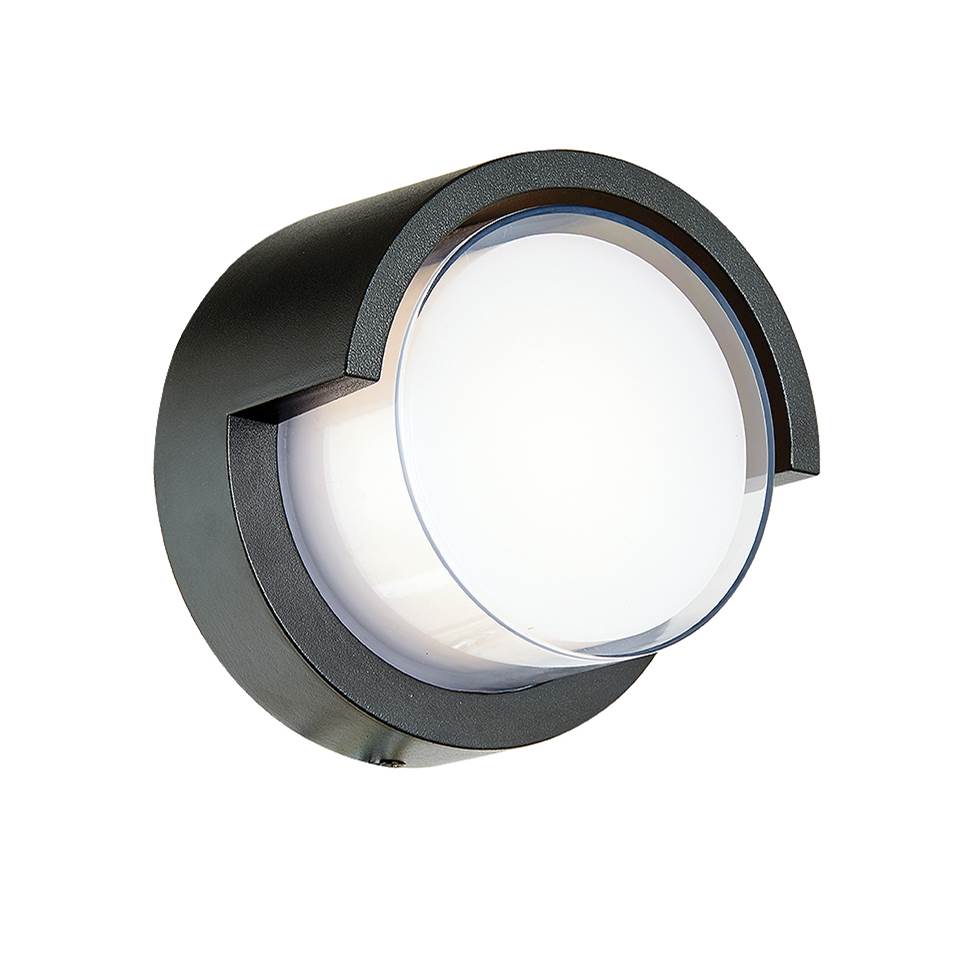 Abra Lighting Round Wet Location Wall Sconce