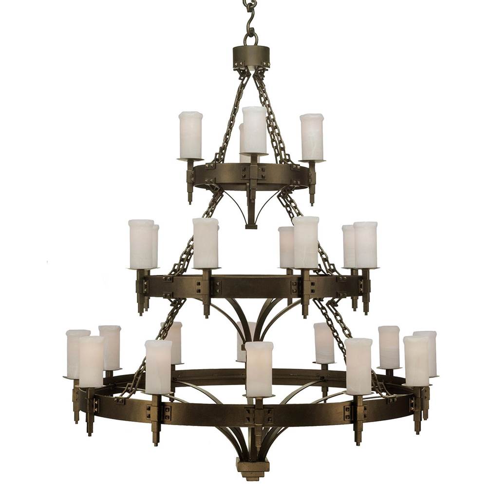 Ashore Inc Multi Tier Chandeliers item CH-CRFTSMN-3T/Soft Gold Champagne