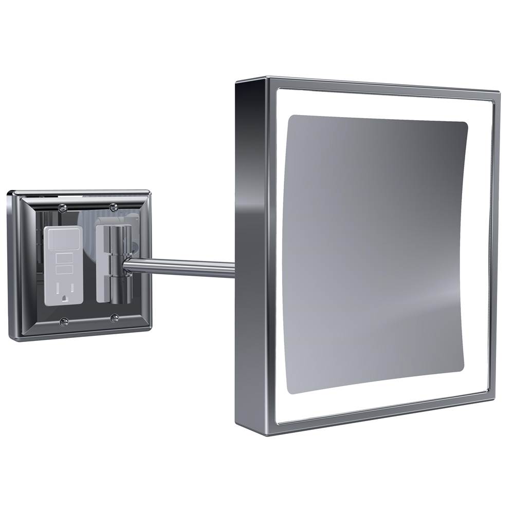Baci Mirrors Magnifying Mirrors Bathroom Accessories item BSR-209-CHR