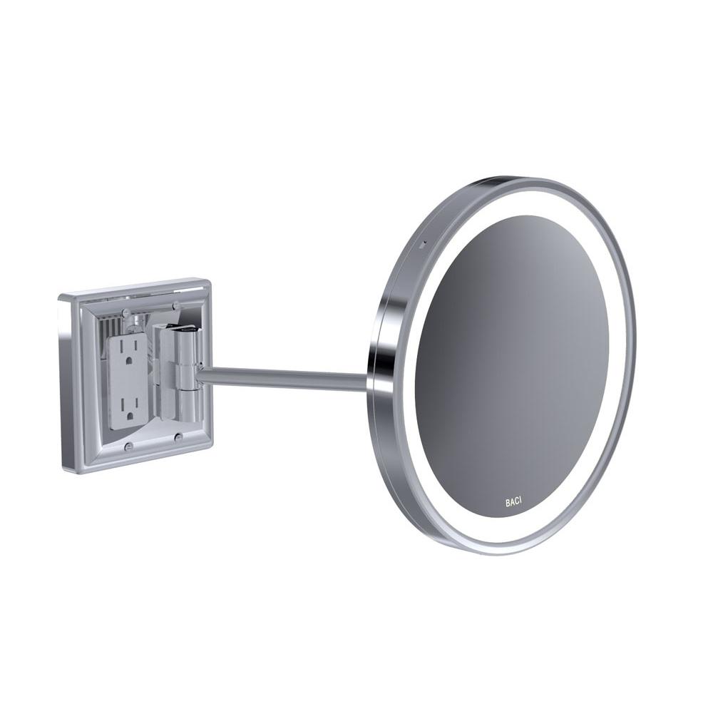 Baci Mirrors Magnifying Mirrors Bathroom Accessories item BSR-309-CHR
