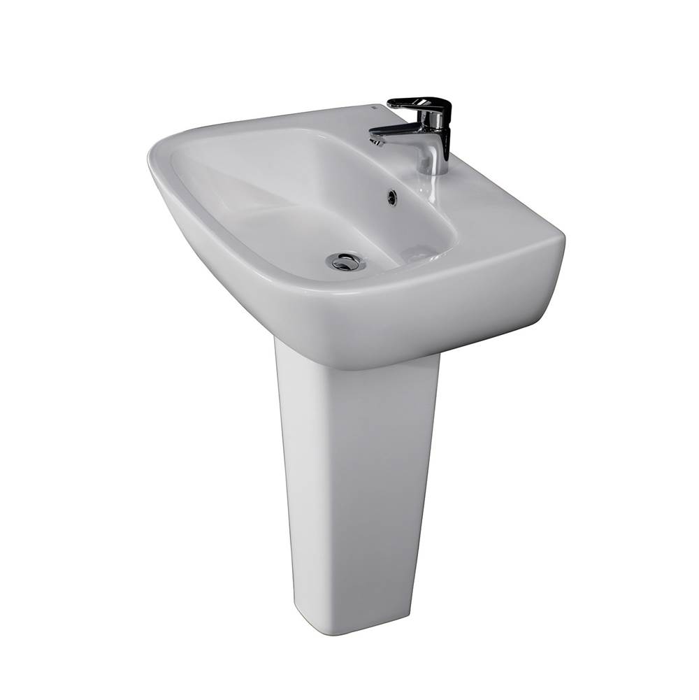 Barclay Complete Pedestal Bathroom Sinks item 3-151WH
