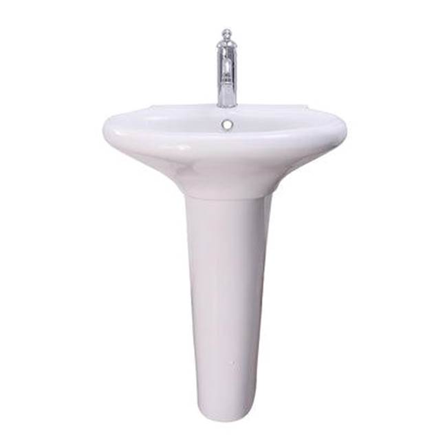 Barclay Complete Pedestal Bathroom Sinks item 3-281WH