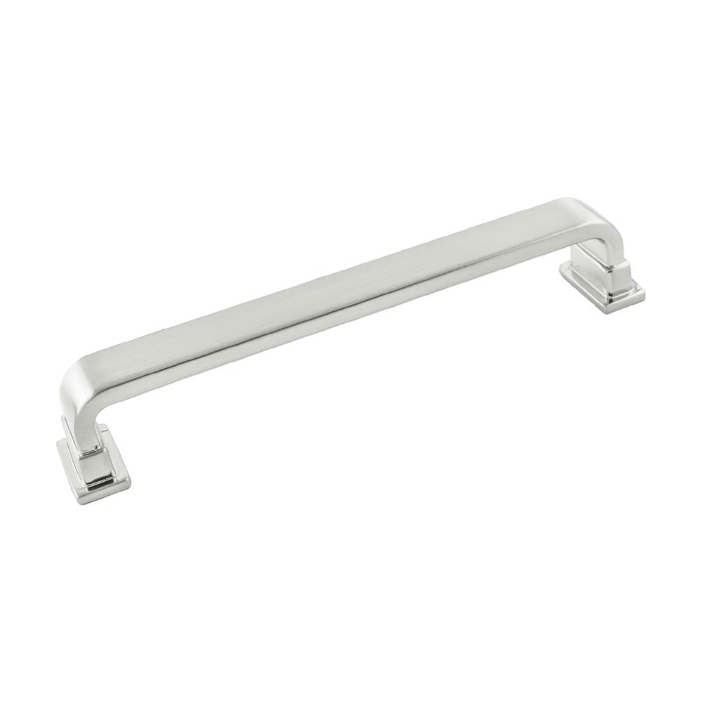 Belwith Keeler Brighton Collection Pull 6-5/16 Inch (160mm) Center to Center Satin Nickel Finish