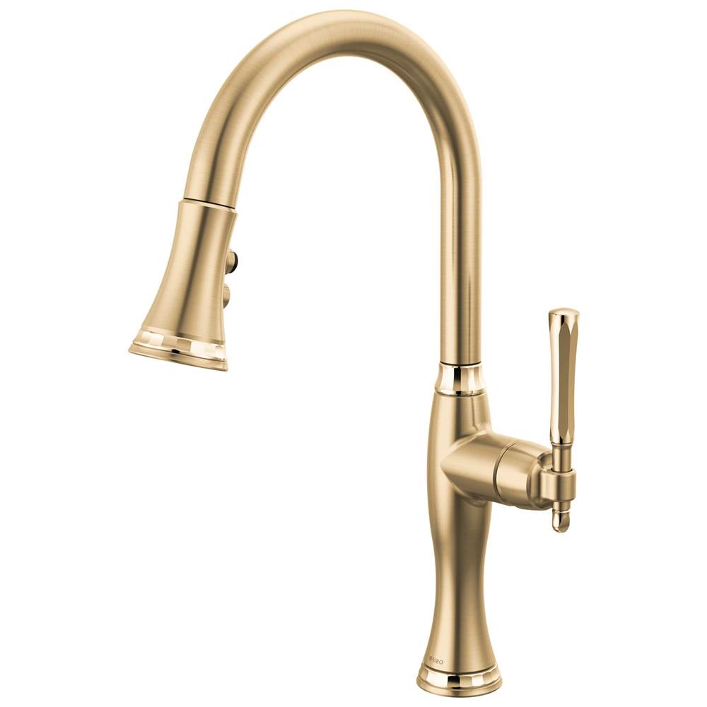 Brizo Retractable Faucets Kitchen Faucets item 63058LF-GLPG