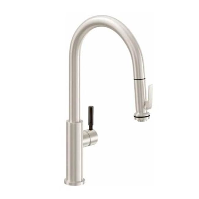 California Faucets Pull Down Faucet Kitchen Faucets item K51-100SQ-BST-SBZ