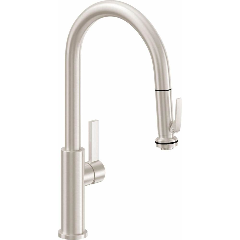 California Faucets Pull Down Faucet Kitchen Faucets item K51-100SQ-BFB-SBZ