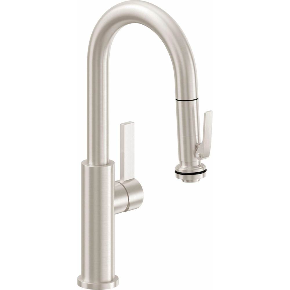 California Faucets Deck Mount Kitchen Faucets item K51-101SQ-FB-BLKN