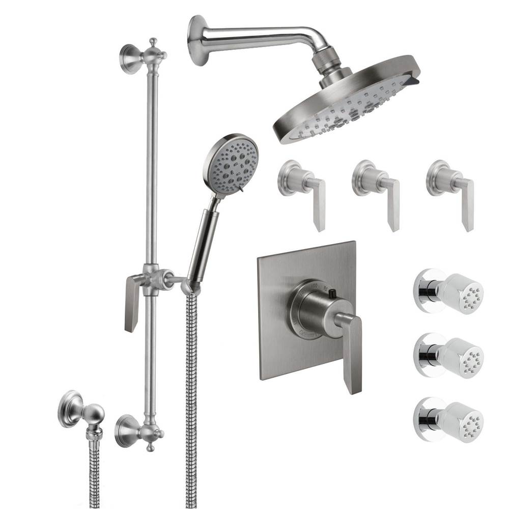 California Faucets Shower System Kits Shower Systems item KT08-45.25-PBU
