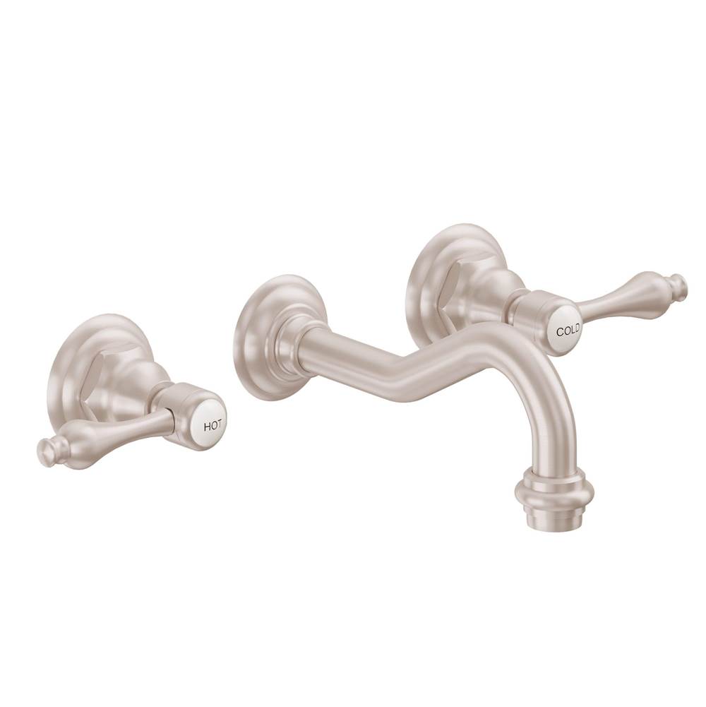 California Faucets Wall Mounted Bathroom Sink Faucets item TO-V6102-7-PN