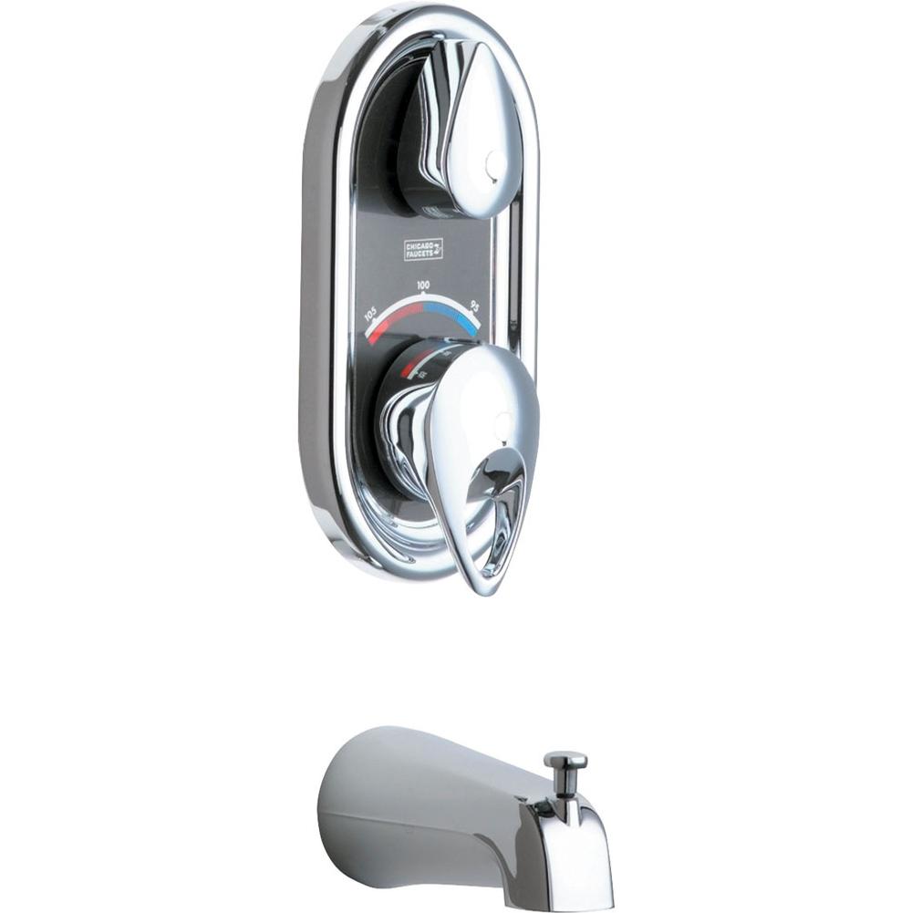Chicago Faucets Thermostatic Valve Trim Shower Faucet Trims item 2501-CP
