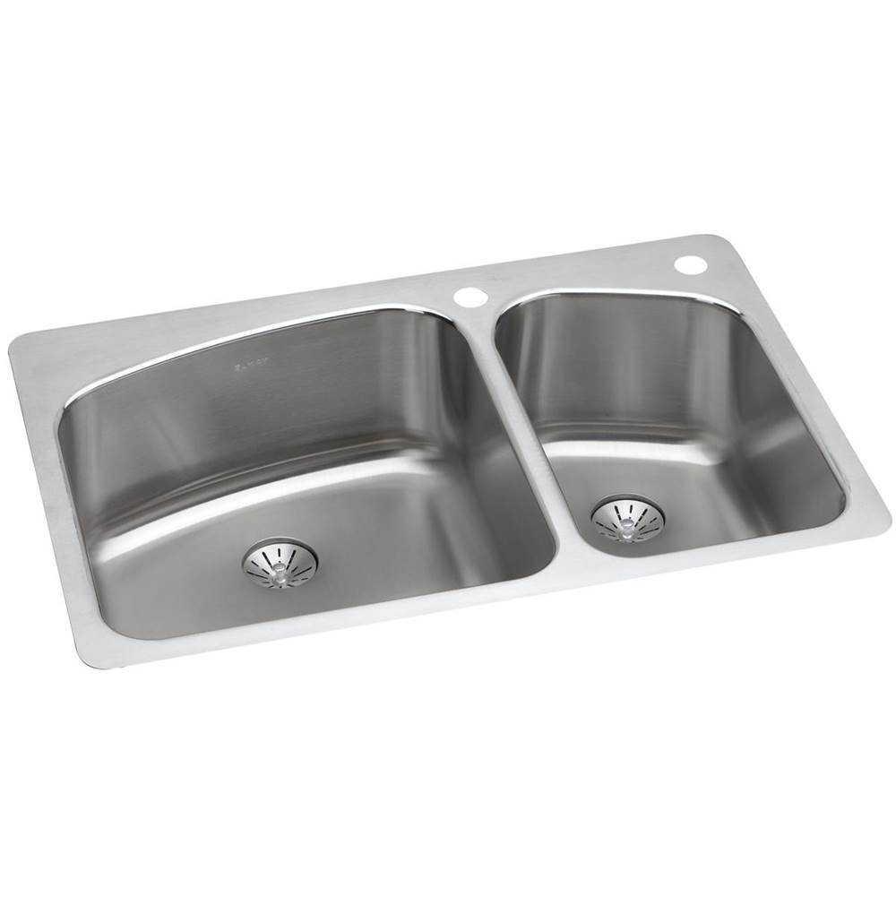 Elkay Drop In Kitchen Sinks item LKHSR2509RPD2R