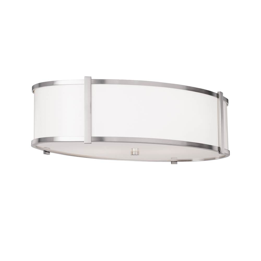 Ilex Flush Ceiling Lights item HOF24-FL-BW-BN-LED