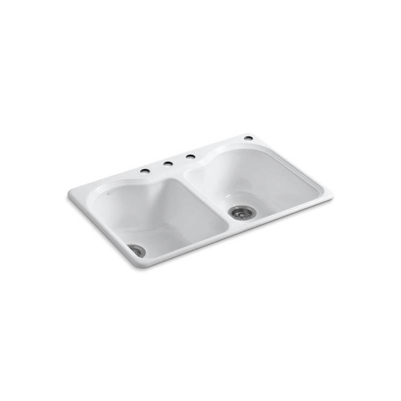 Kohler Drop In Kitchen Sinks item 5818-4-0