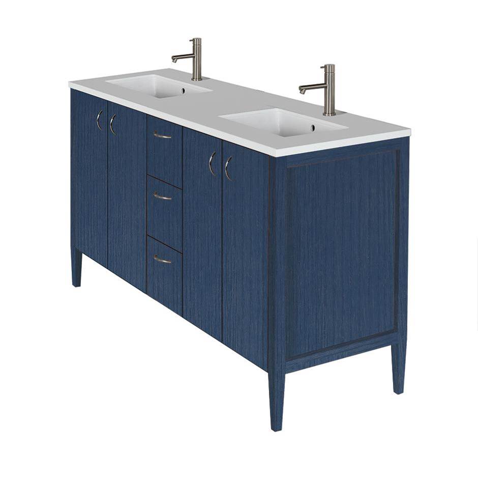 Lacava Wall Mount Vanities Double Sink item LRS-F-60A-06