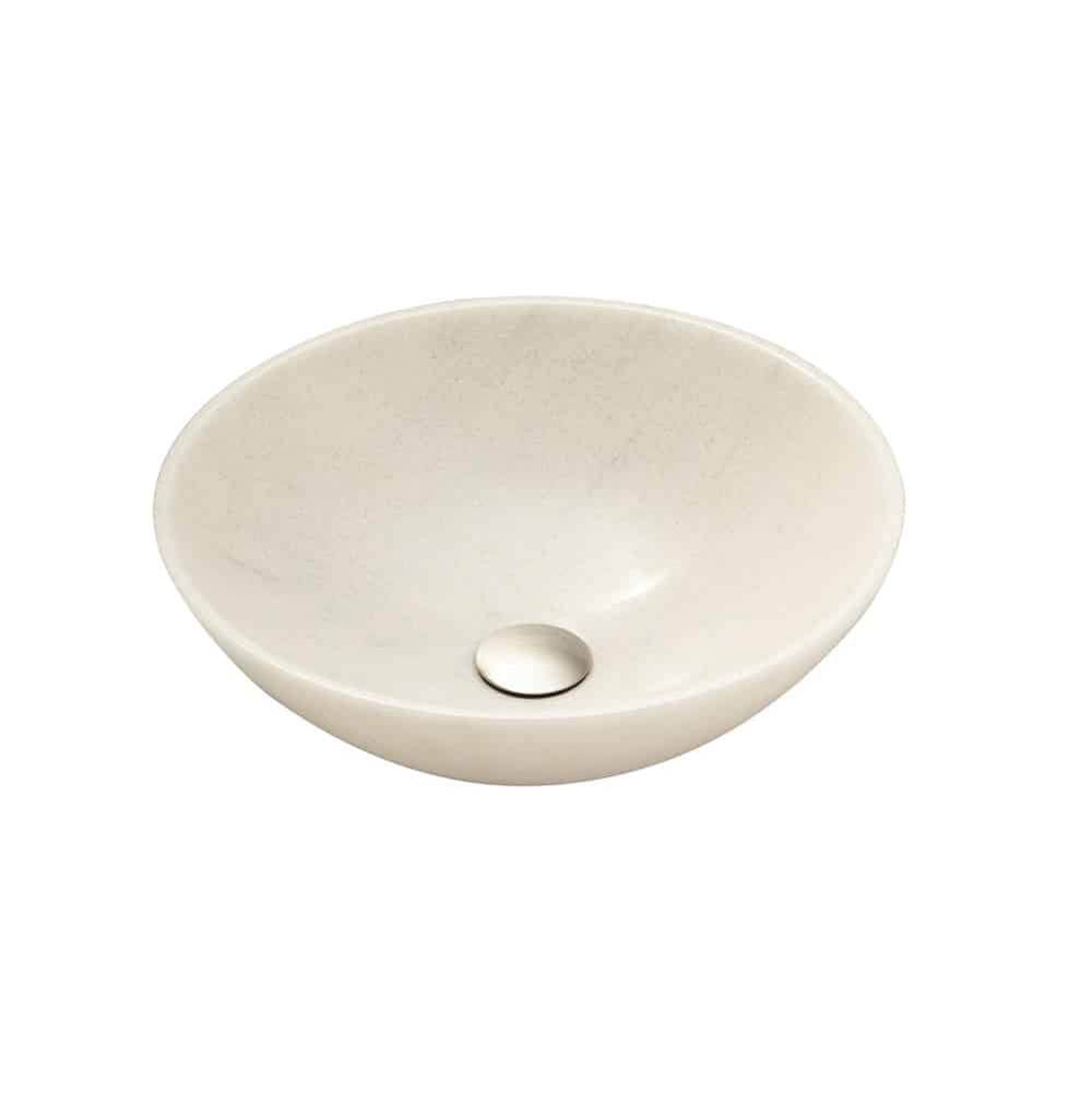Lenova Vessel Bathroom Sinks item SV-18 White Marble