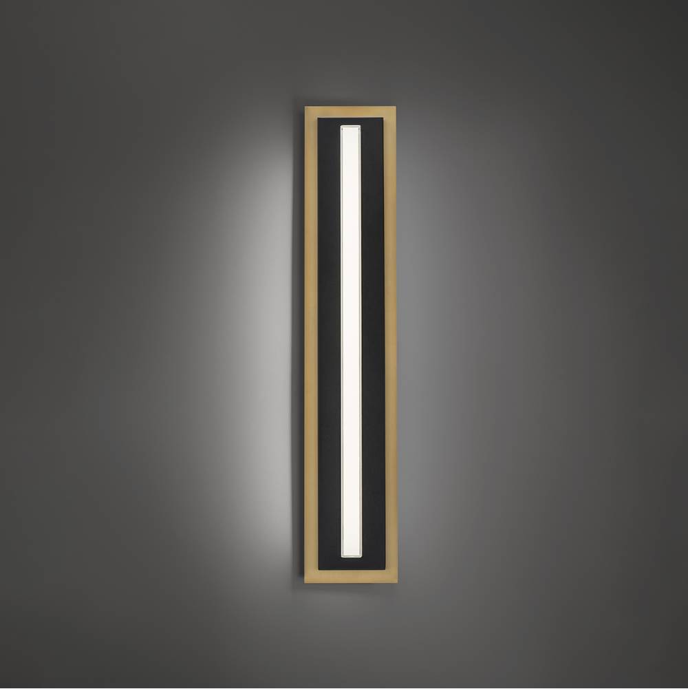 Modern Forms Sconce Wall Lights item WS-10427-27-BK/AB