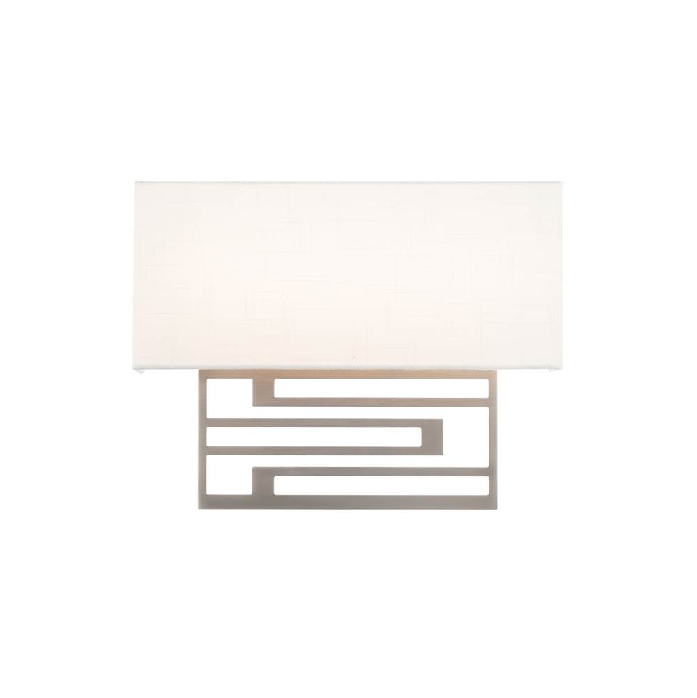 Modern Forms Vander 14'' LED Wall Sconce Light 3000K in Brushed Nickel
