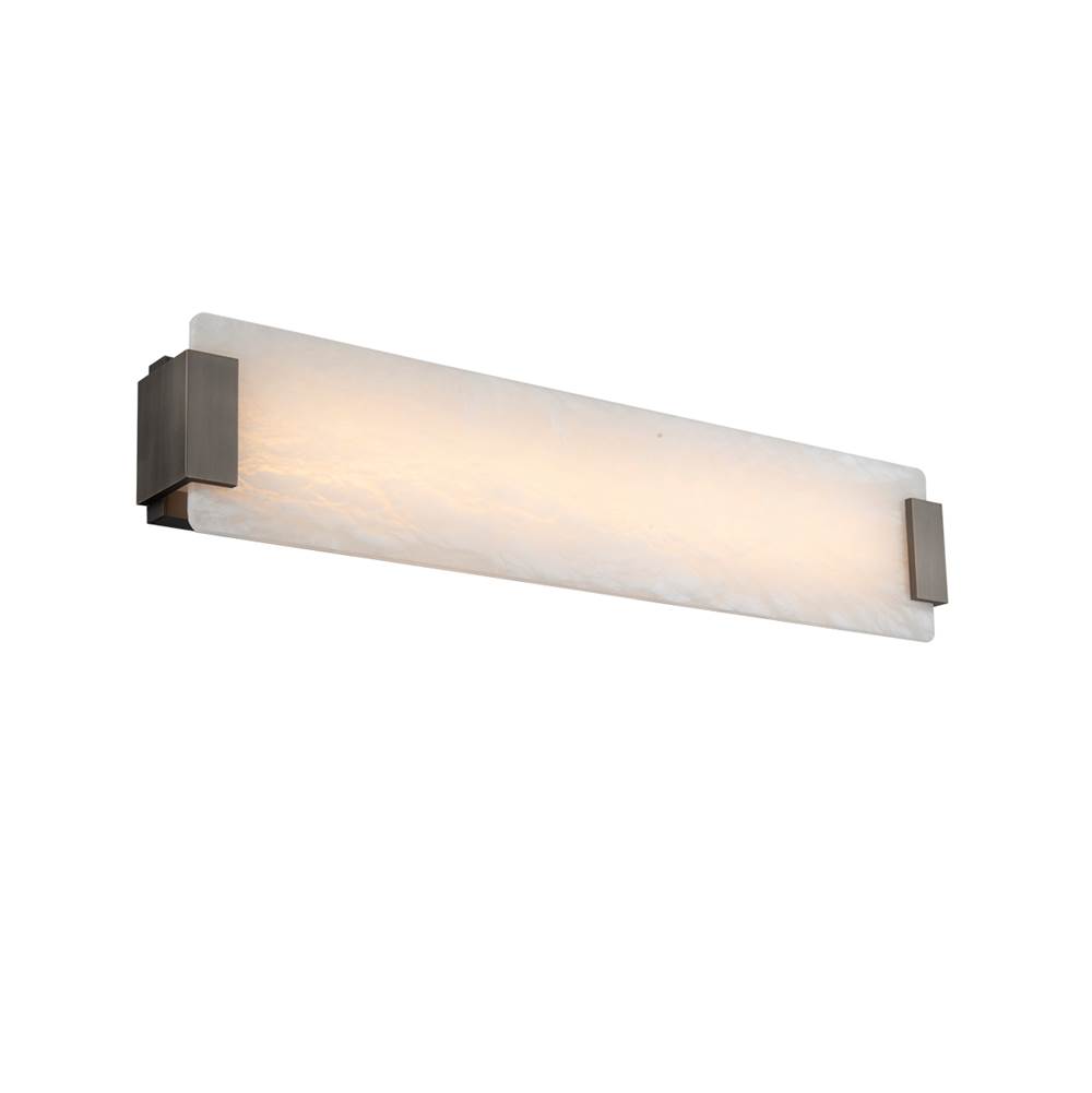 Modern Forms Quarry 28'' LED Bath and Vanity Light 3000K in Brushed Nickel