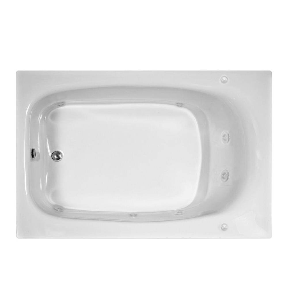 MTI Basics Corner Soaking Tubs item MBSRX7248E-WH