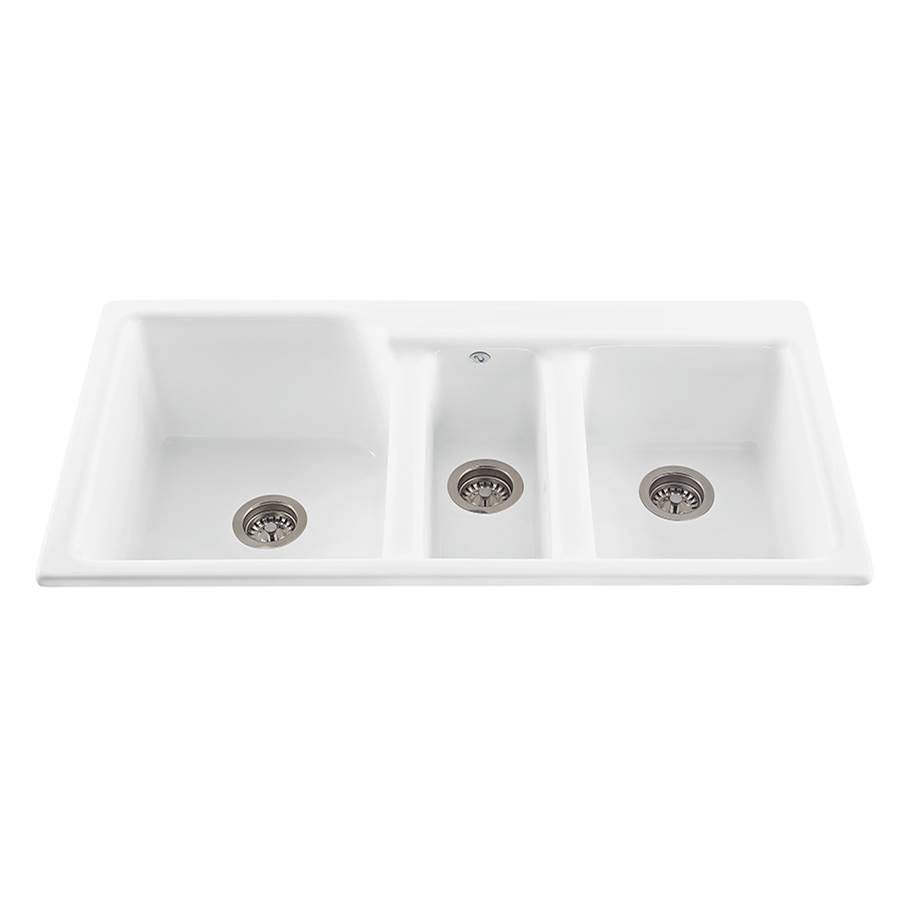 MTI Basics Dual Mount Kitchen Sinks item MBKS60W