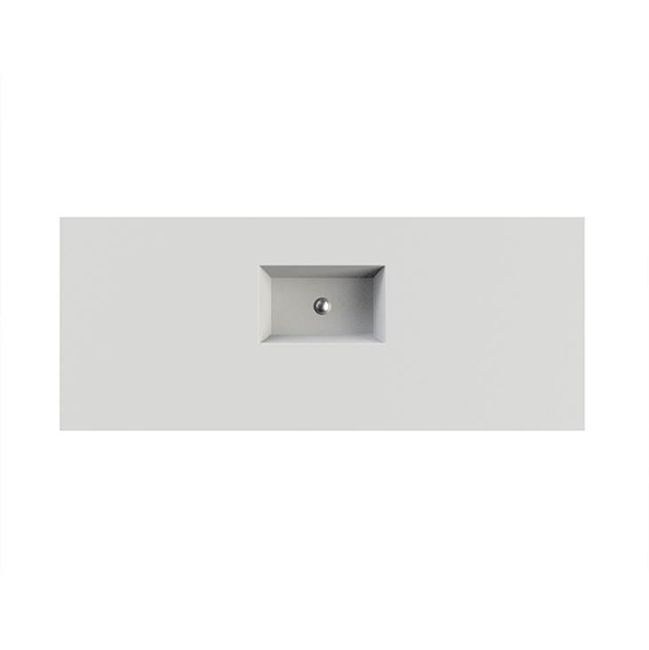 MTI Baths Petra 9 Sculpturestone Counter Sink Single Bowl Up To 43'' - Matte Biscuit