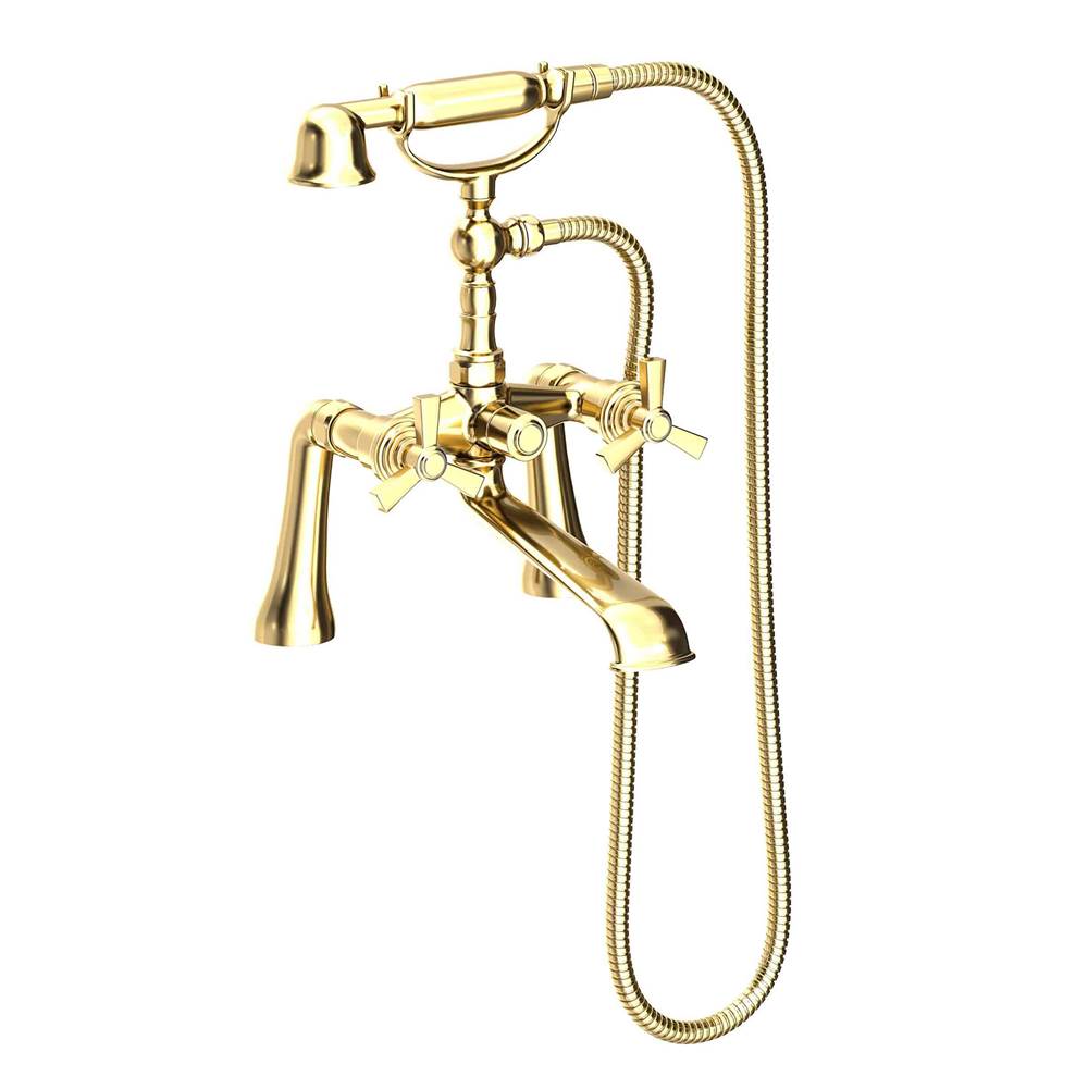 Newport Brass Deck Mount Roman Tub Faucets With Hand Showers item 1600-4272/01