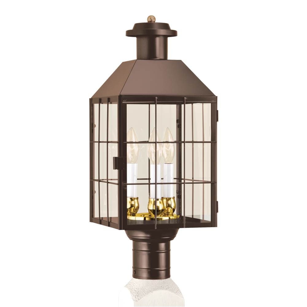 Norwell Post Outdoor Lights item 1056-BR-CL