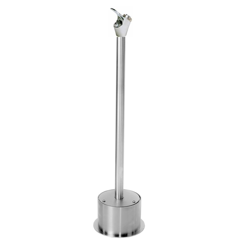 Outdoor Shower Free Standing Single Supply Push Button Drinking Fountain