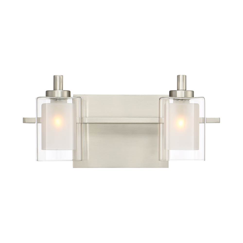 Quoizel Two Light Vanity Bathroom Lights item KLT8602BNLED