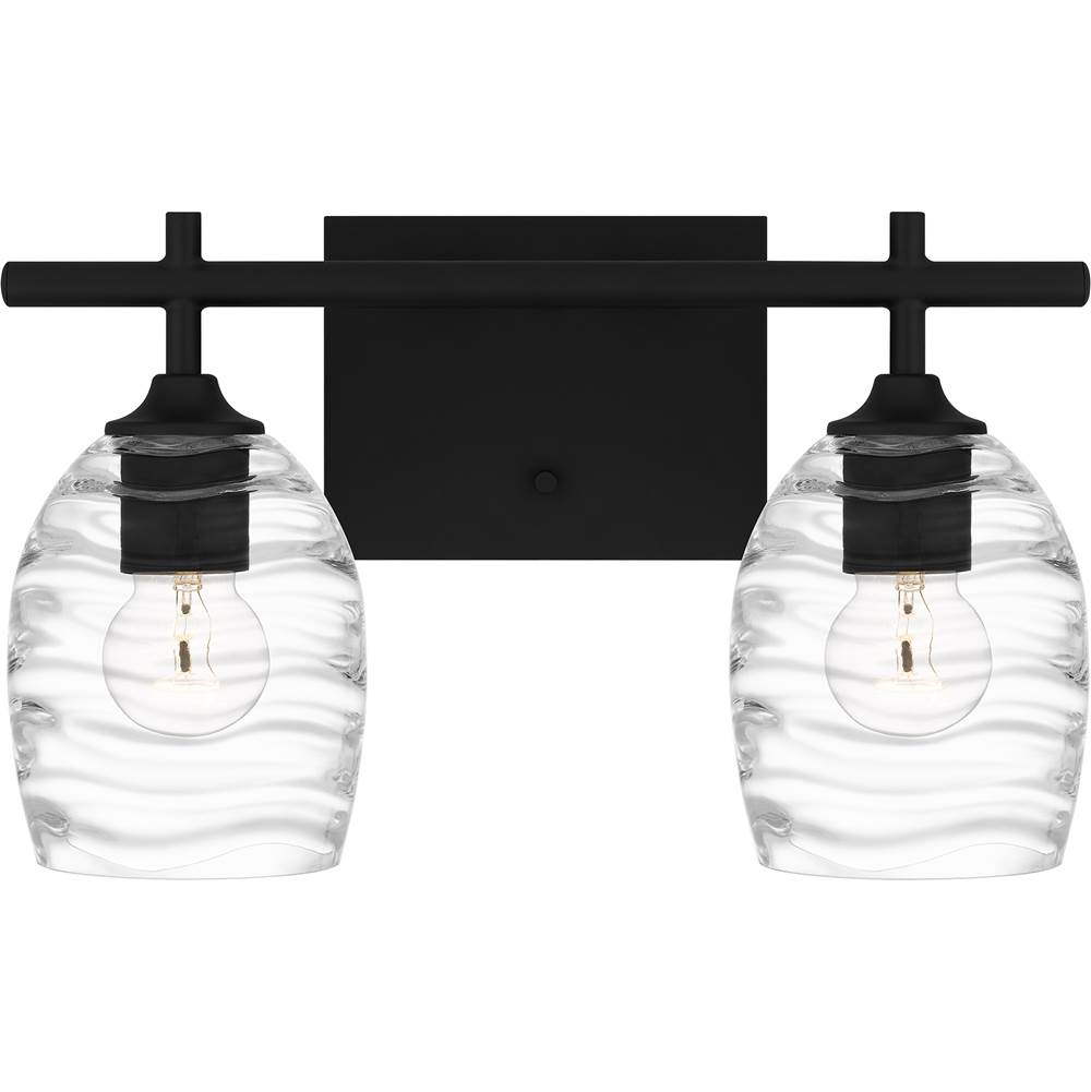 Quoizel Two Light Vanity Bathroom Lights item LCY8615MBK