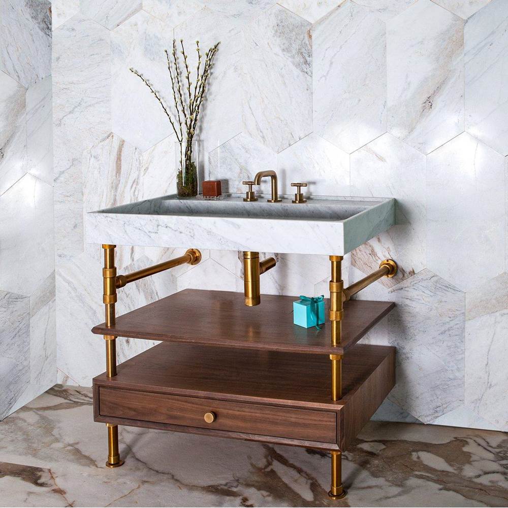 Stone Forest Consoles Only Lavatory Consoles item PFS-TD-24-MB-WSD6-WLNT
