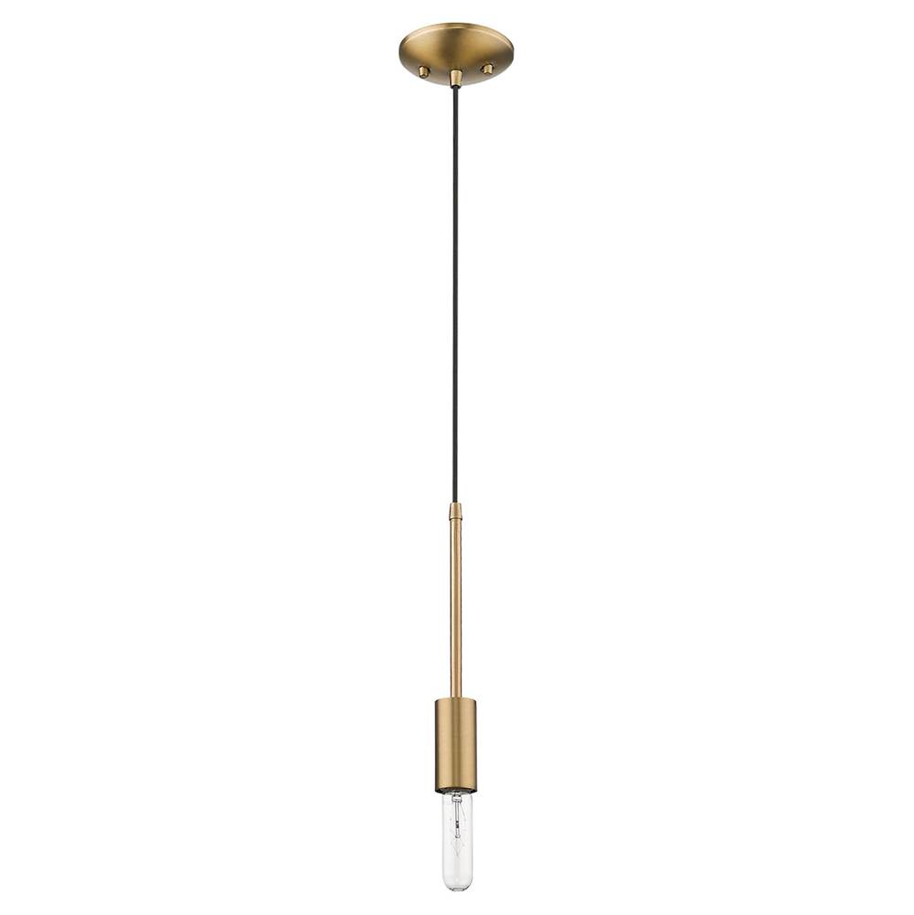 Trend Lighting Perret 1-Light Aged Brass Mini Pendant