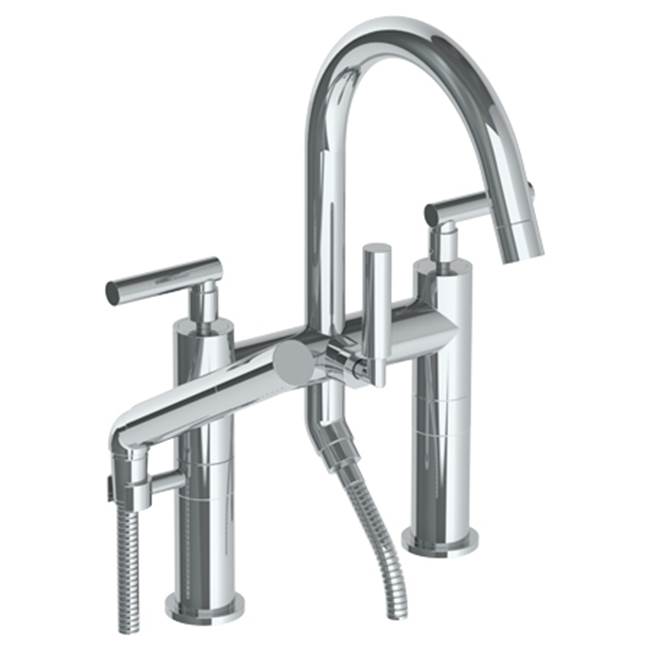 Watermark Deck Mount Roman Tub Faucets With Hand Showers item 27-8.2-CL14-GM