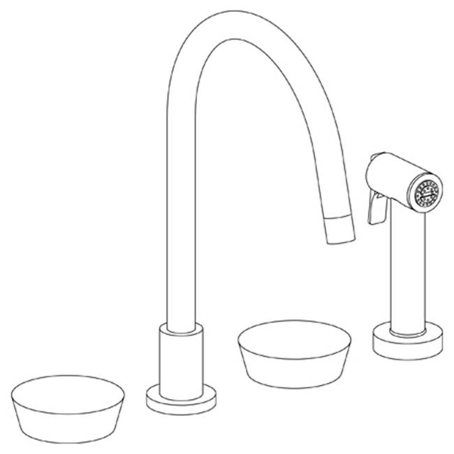 Watermark Deck Mount Kitchen Faucets item 36-7.1G-IW-PG