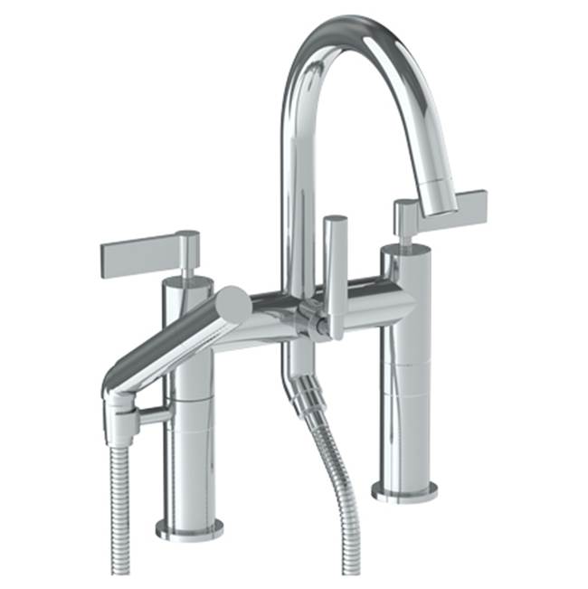 Watermark Deck Mount Roman Tub Faucets With Hand Showers item 37-8.2-BL2-PN