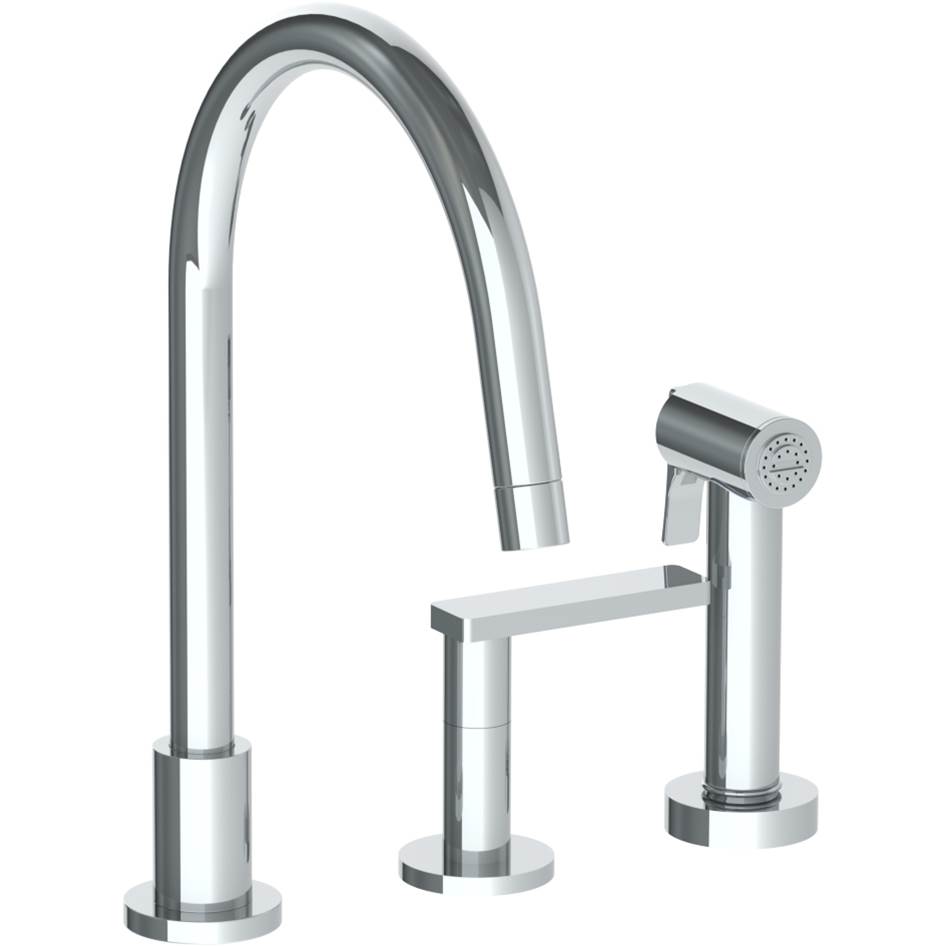 Watermark Deck Mount Kitchen Faucets item 70-7.1.3GA-RNS4-PT