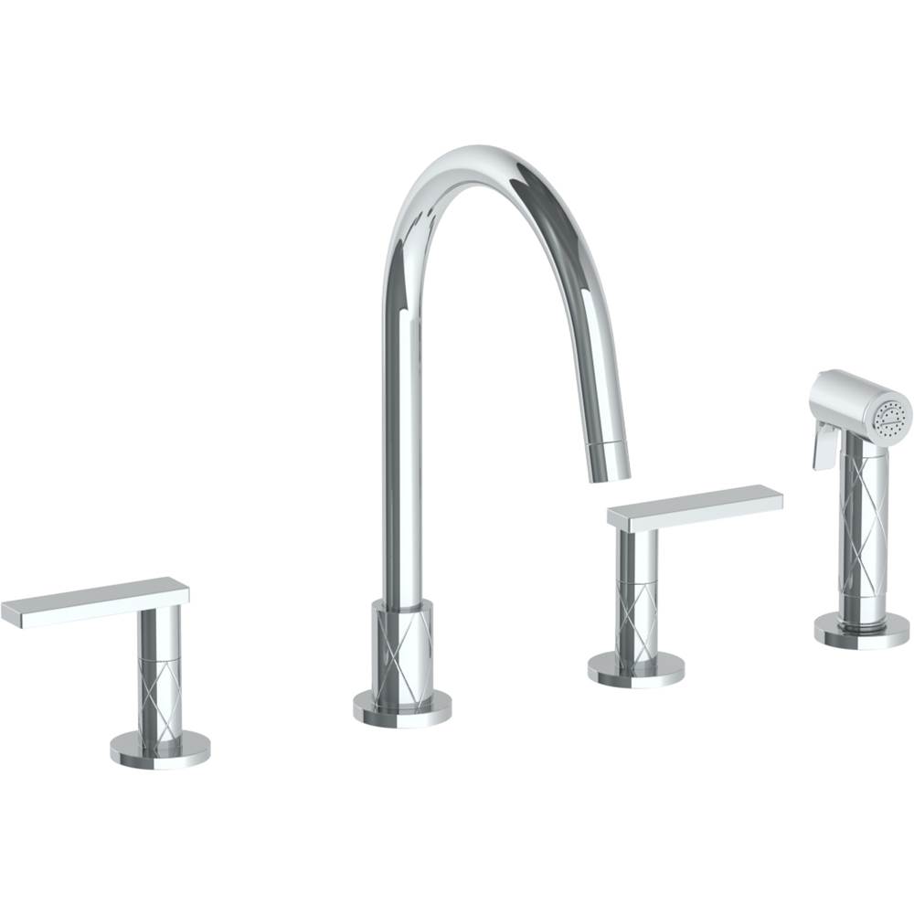 Watermark Deck Mount Kitchen Faucets item 71-7.1G-LLD4-GP