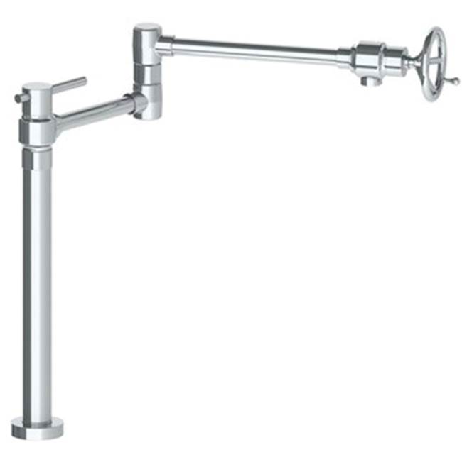 Watermark Deck Mount Pot Filler Faucets item 31-7.9-BKA1-MB