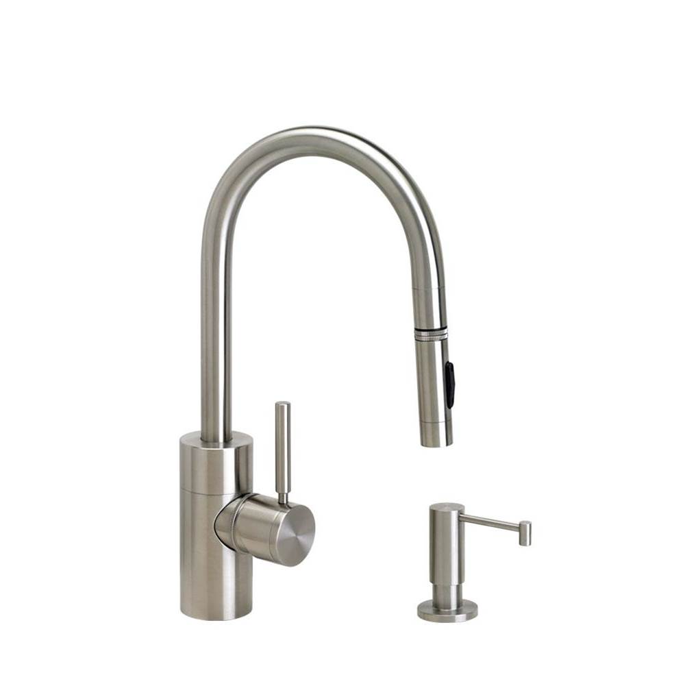 Waterstone Pull Down Bar Faucets Bar Sink Faucets item 5900-2-SG