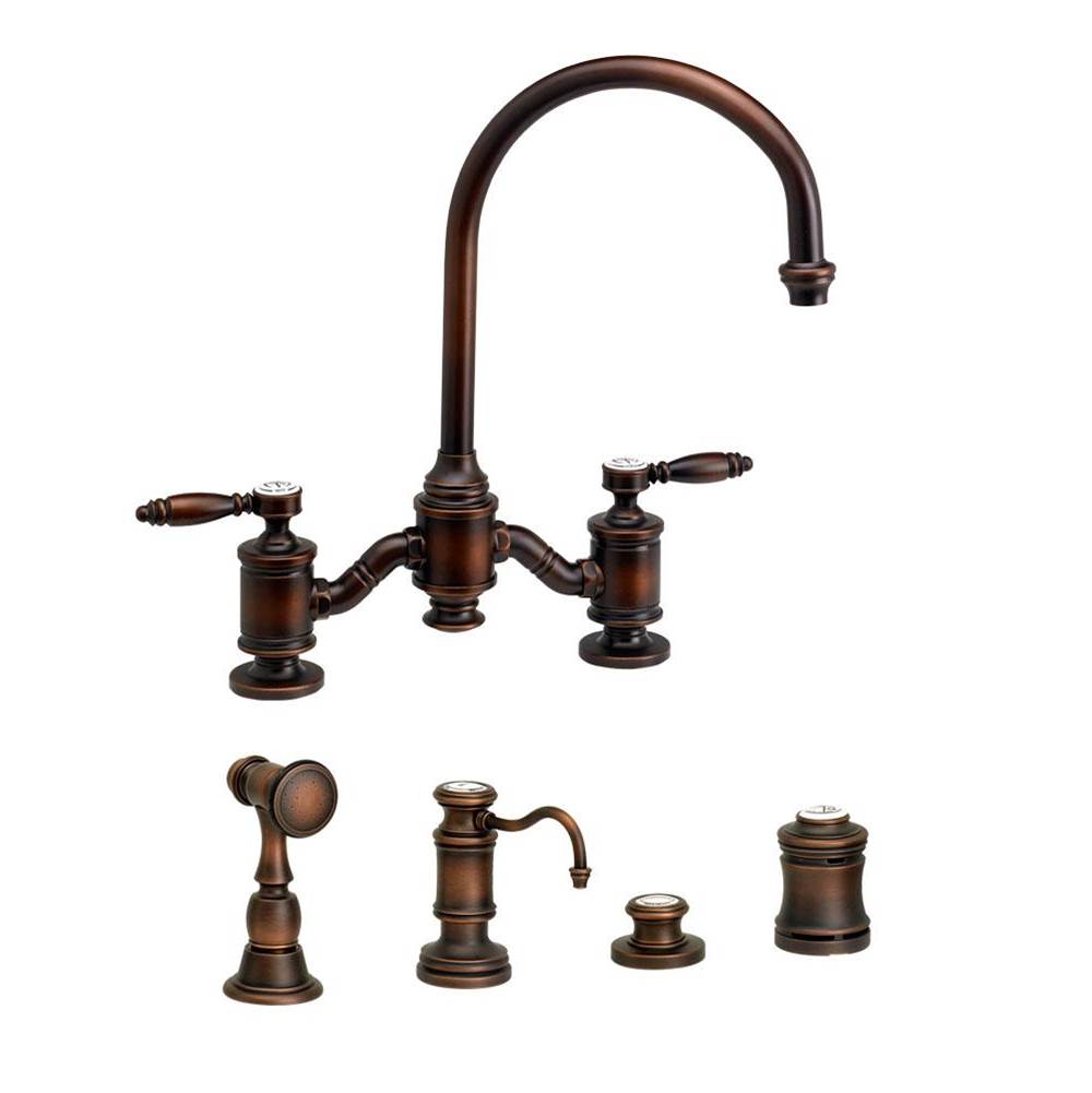 Waterstone Bridge Kitchen Faucets item 6300-4-AMB