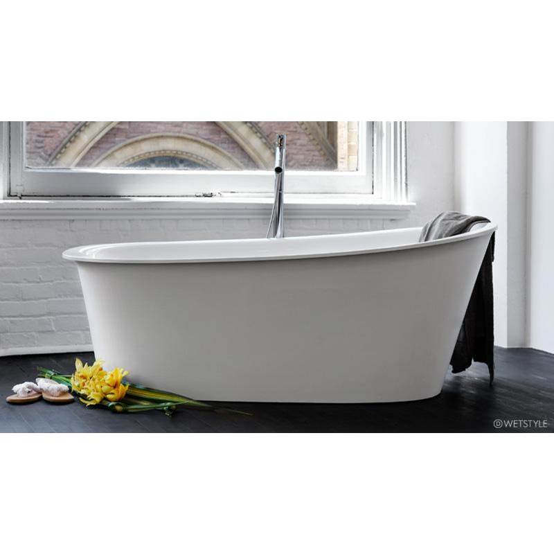 WETSTYLE Free Standing Soaking Tubs item BTP01-R-PC-COP-MA