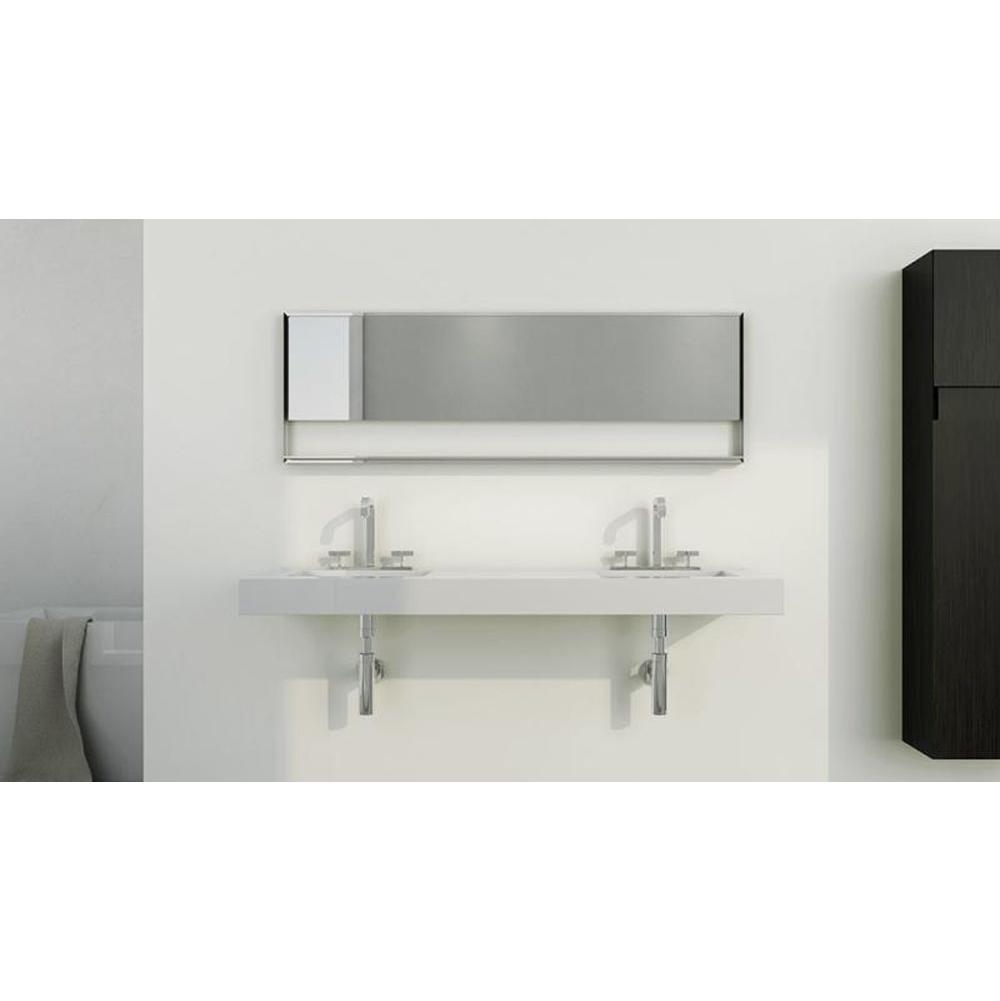 WETSTYLE Bracket System For 60 Inch Lavatory - Stainless Steel